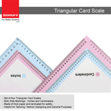 Isomars Triangular Card Scale - Set Of 4