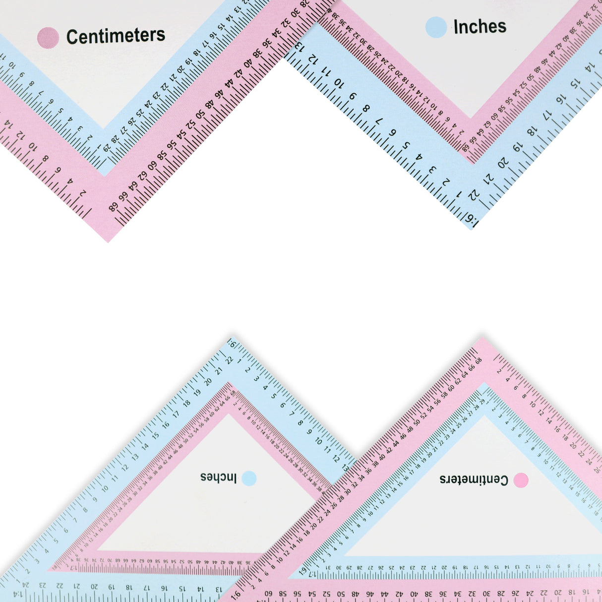 Isomars Triangular Card Scale - Set Of 4