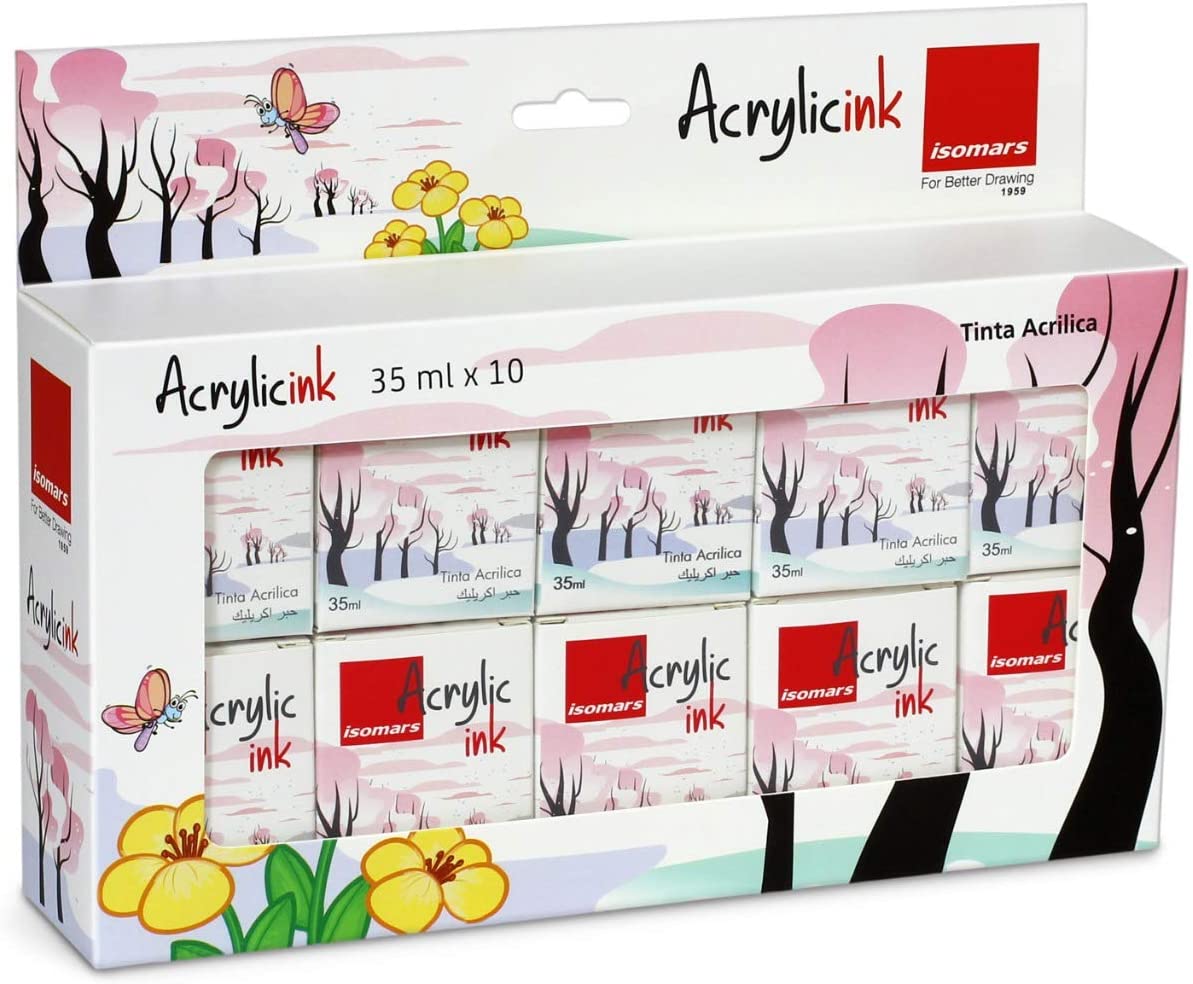 Acrylic Ink (Set of 10)