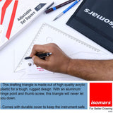 Adjustable Set Square 10" & Triangular Scale Combo - Isomars
