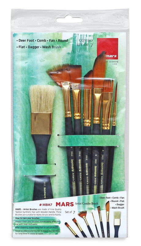 Artist Liner Brush (Set of 7) - Isomars