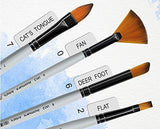 Artist Paint Brush (Set of 13) with Palette & Carry Bag - Isomars