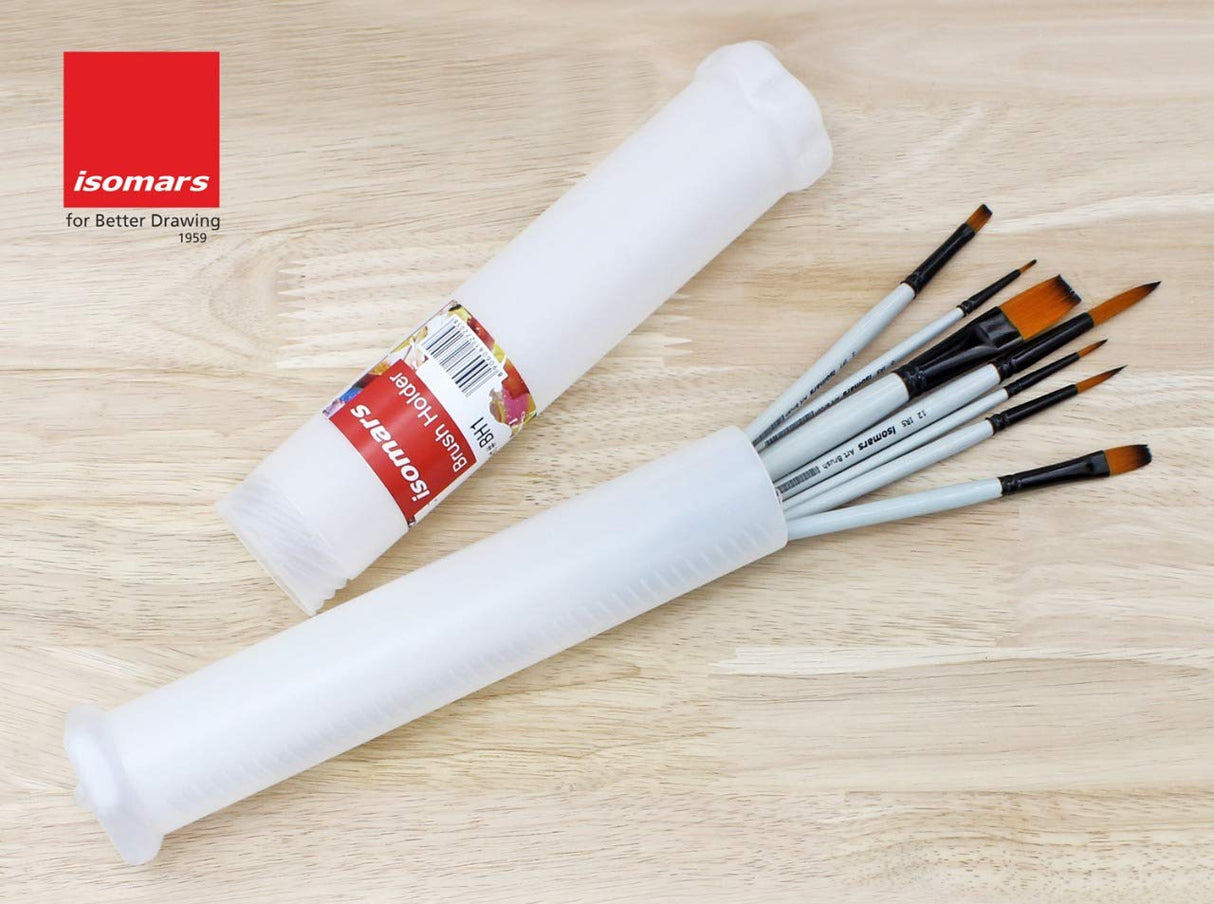 Artists Brush Set- 14 Brushes with Holder - Isomars