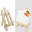Artists Kit- Wooden Easel & Canvas - Isomars