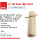 Brush Roll Up Case (Natural) - Isomars