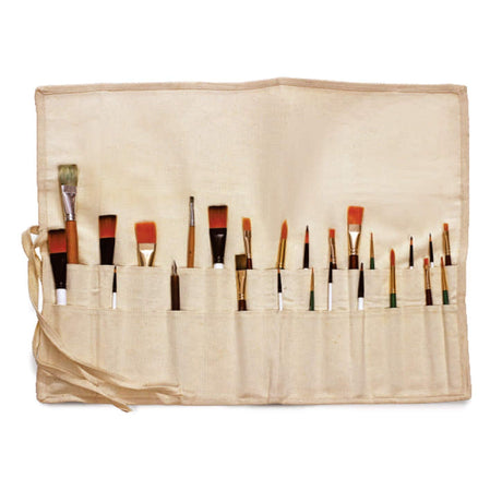 Brush Roll Up Case (Natural) - Isomars