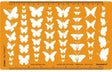 Butterfly Shape Symbols Template - Isomars