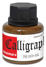 Calligraphy Dip Pen Ink (Set of 5) with Plastic Oblique Holder - Isomars