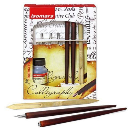 Calligraphy Pen Set Wood - Arabic - Isomars