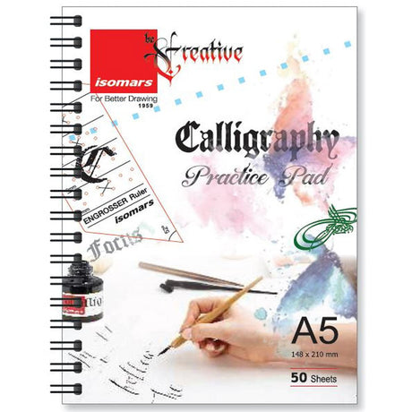 Calligraphy Practice Pad A5 - Isomars