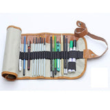 Canvas Pencil Wrap Case - Isomars