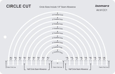 Circle Cut (12") - Isomars