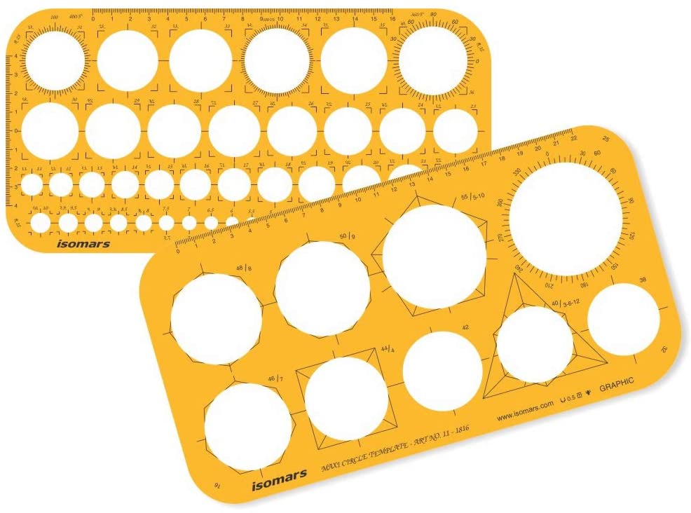 Circle Template Combo (Set of 2) - Isomars