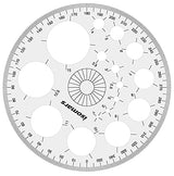 Circle Template + Pro Circle + 2mm Mechanical Pencil with 10 Leads Combo Set - Isomars