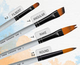Color Mixing Palette with Paint Brush (Set of 12) - Isomars