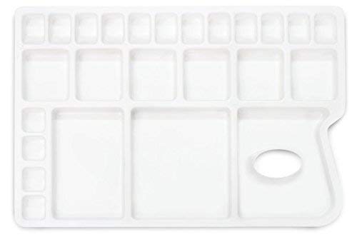 Color Mixing Palette with Paint Brush (Set of 12) - Isomars