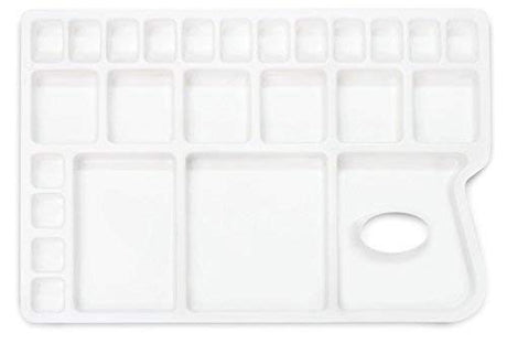 Color Mixing Palette with Paint Brush (Set of 12) - Isomars