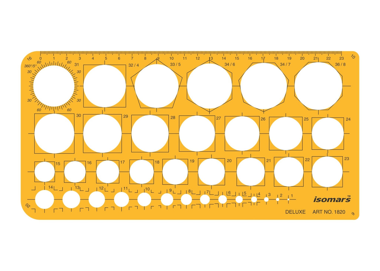Deluxe Circle Template - Isomars