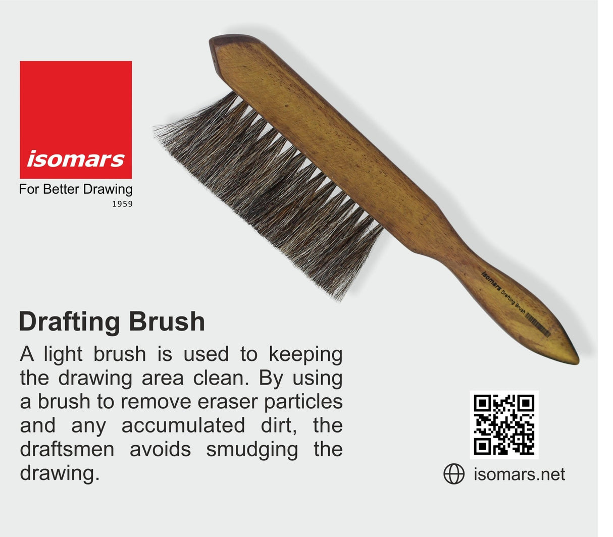 Drafting Brush - 10" - Isomars