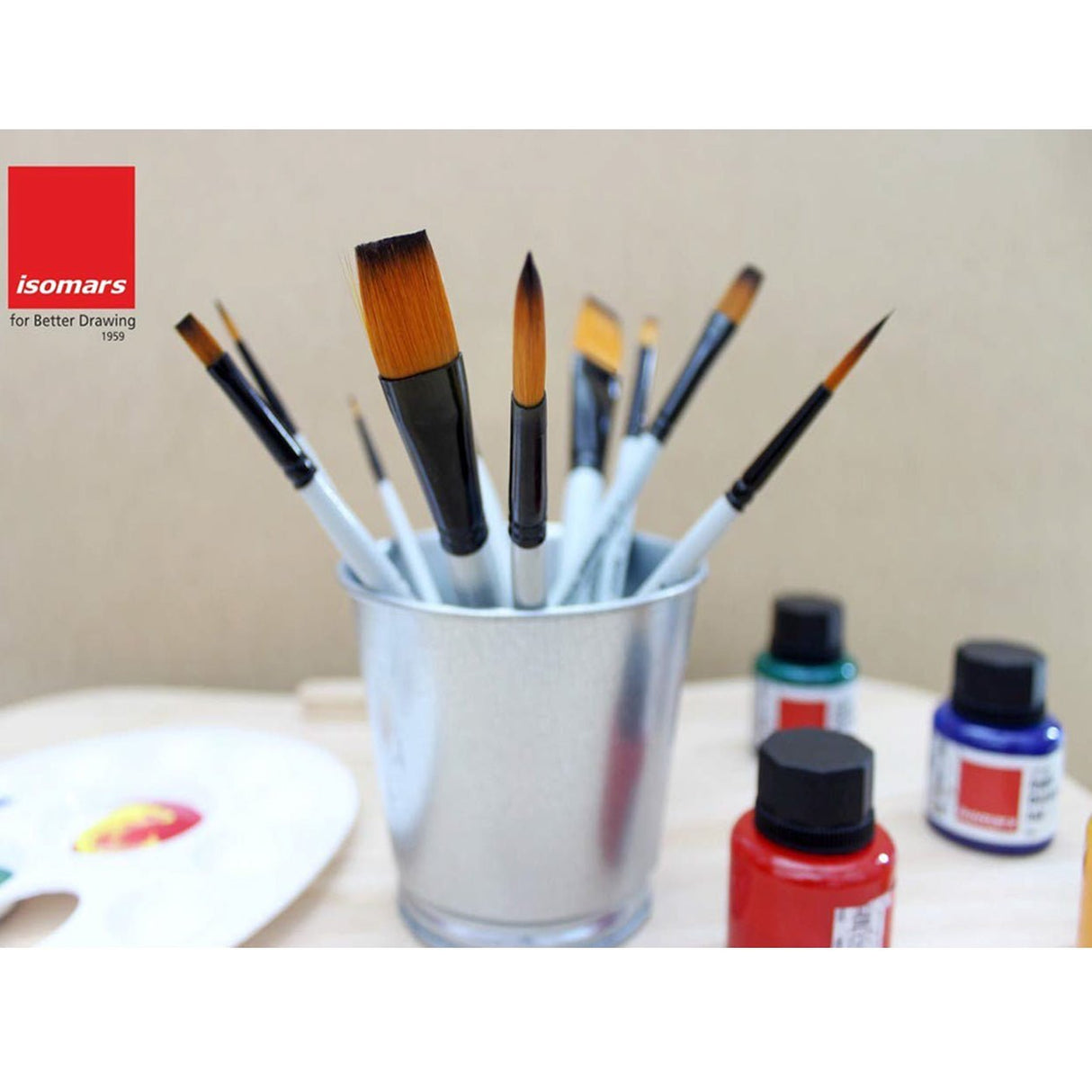 Drawing Brush Round (Set of 7)- Professional - Isomars