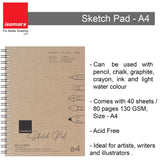 Drawing Kit (Pad, Assorted Shapes Templates & Pencil with Eraser) - Isomars