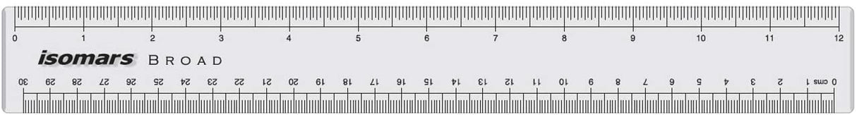 Folded Ruler - 12"( Set of 3) - Isomars