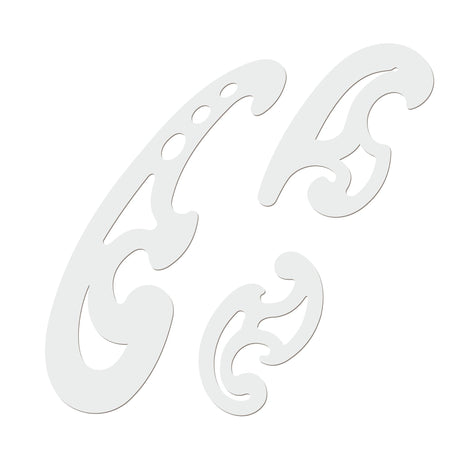 French Curves Clear (Set of 3) - Isomars