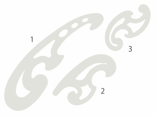 French Curves Clear (Set of 3) - Isomars