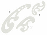 French Curves Clear (Set of 3) - Isomars