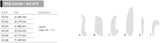 French Ship Curves Stencil - Set of 6 - Isomars