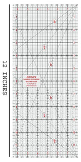 Isomars Garment Patchwork Quilting Ruler (12 Inch)