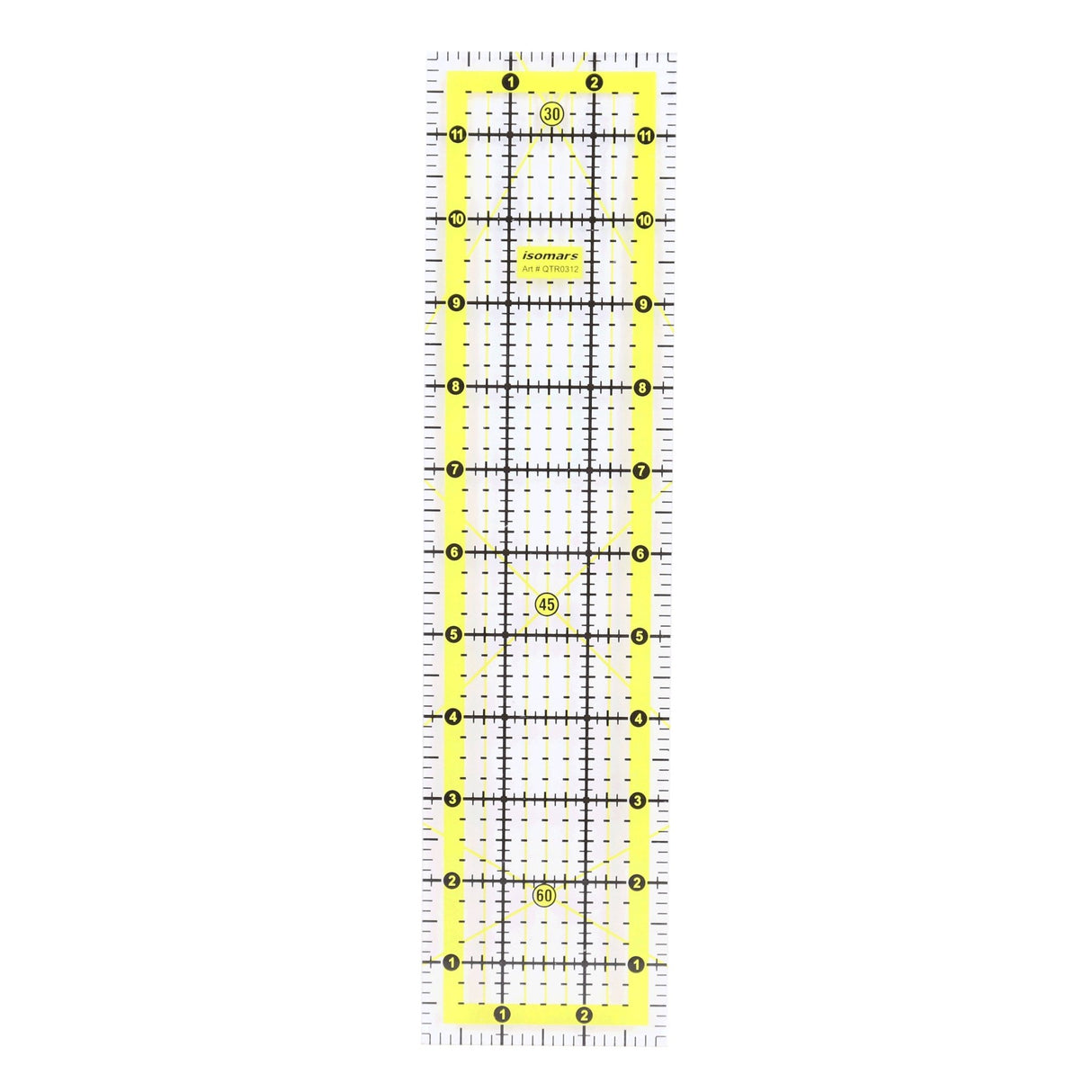 Garment Patchwork Quilting Ruler (3" x 12") - Isomars