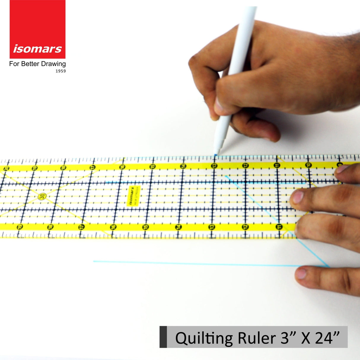 Garment Patchwork Quilting Ruler (3"X24") - Isomars