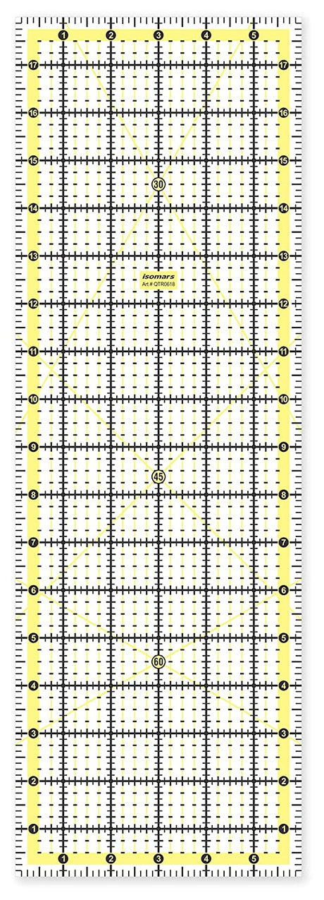 Garment Patchwork Quilting Ruler (6" x 18") - Isomars
