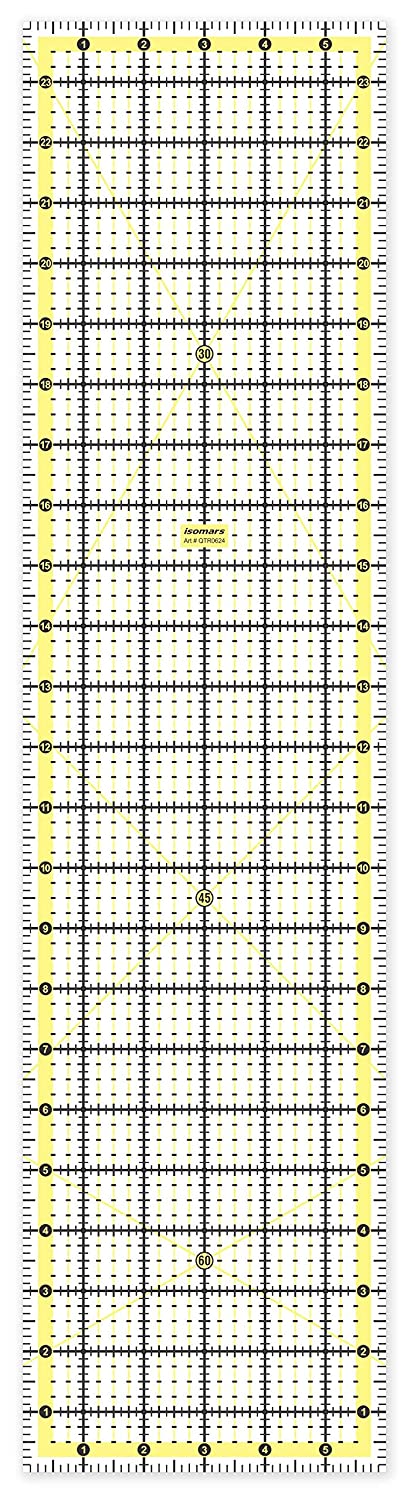 Garment Patchwork Quilting Ruler (6" x 24") - Isomars