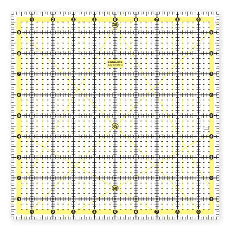 Garment Quilting Ruler, Isomars Quilting Template for Patchwork & Sewing (10" x 10") - Isomars