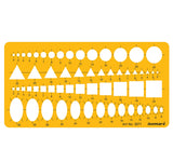 Geometry Shape Drawing Template Stencil - Isomars