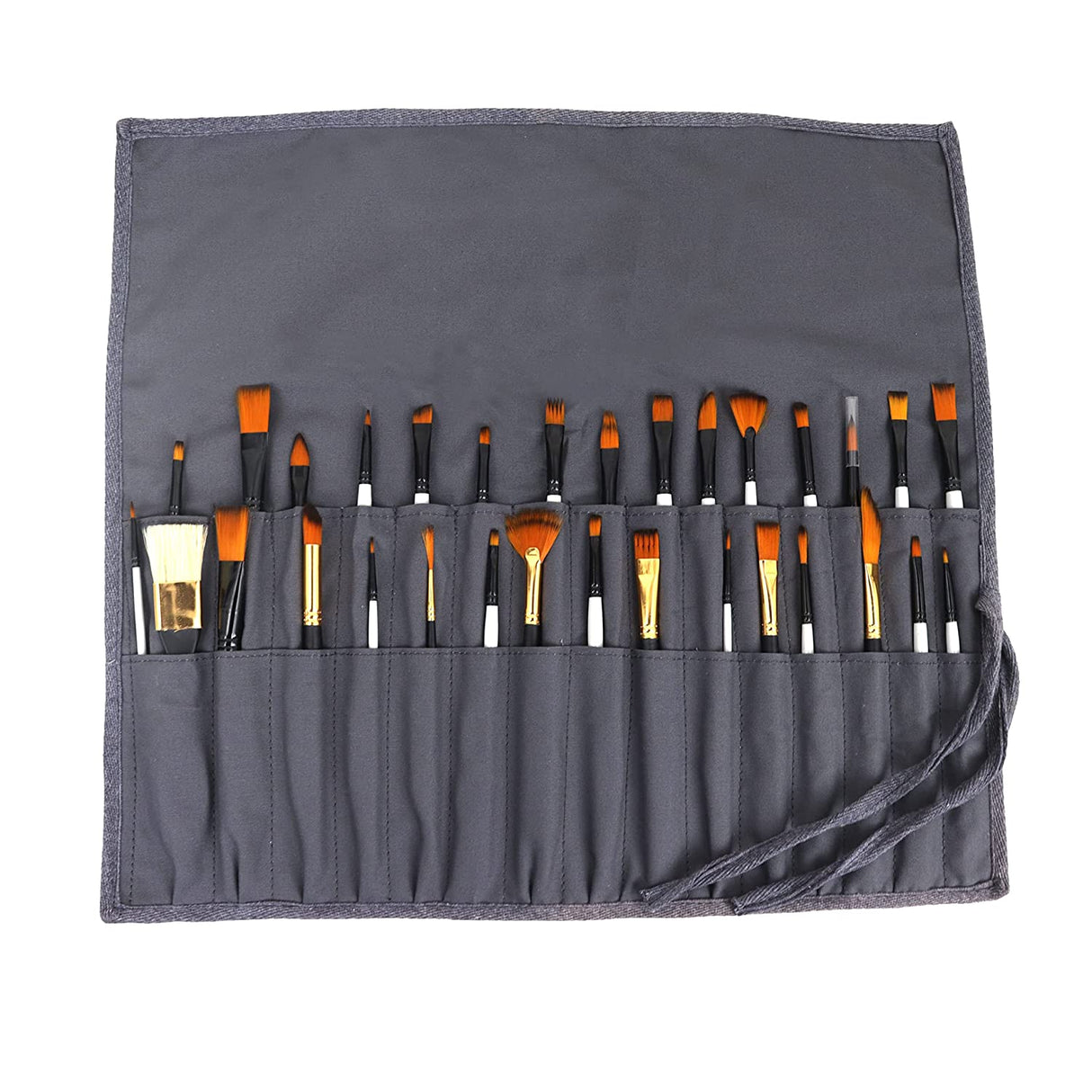 Isomars Brush Roll Up Case - Grey - Isomars
