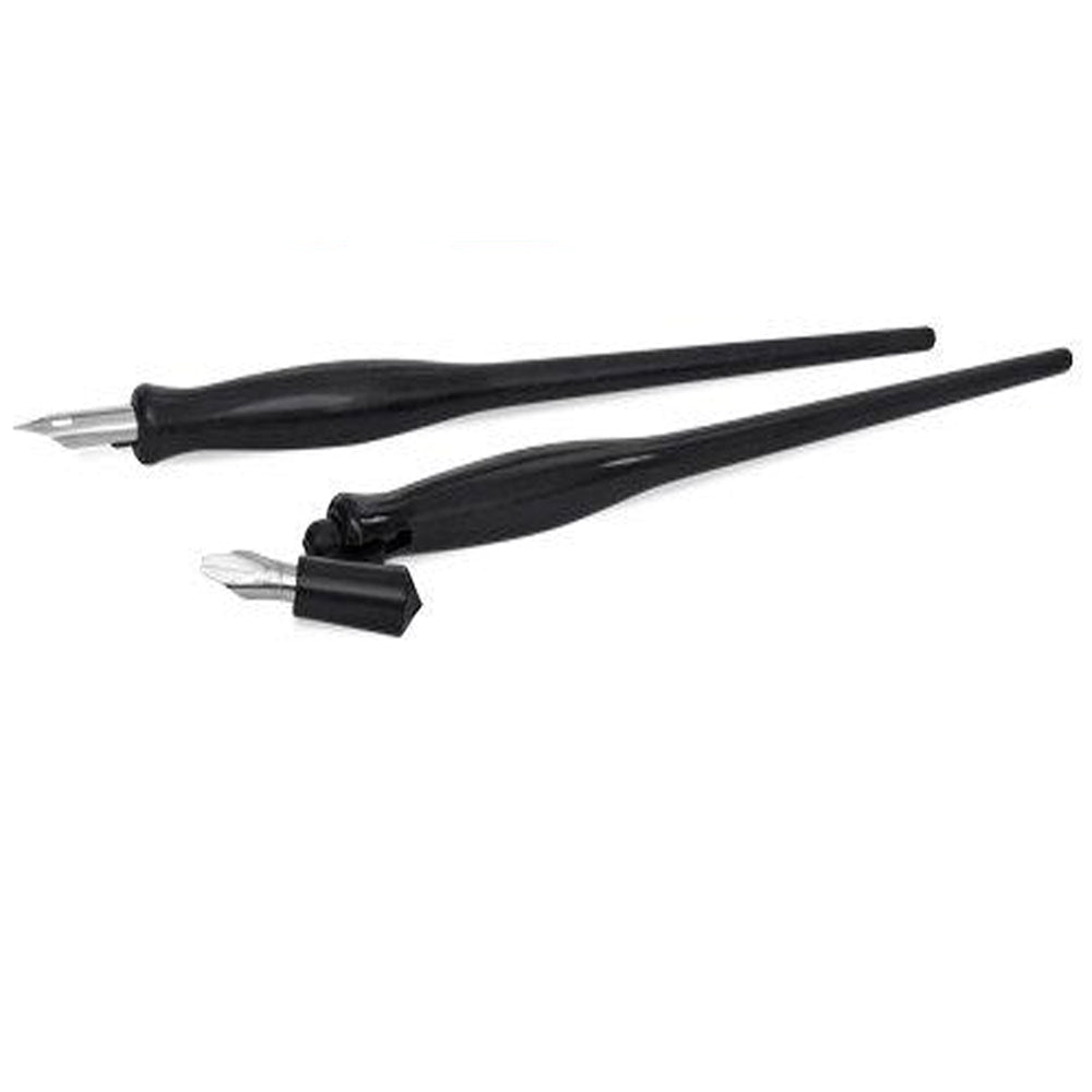 Isomars Calligraphy Dip Pen Set with 2 Nib Holders, 6 Nibs, 30 ml Ink for Beginners - Isomars