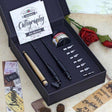 Isomars Calligraphy Pen Set For Beginners For Copperplate Calligraphy with Dip Nibs & Flex Nib, Holders and Calligraphy Ink - Victoria - Isomars