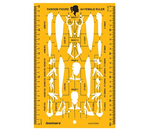 Isomars Fashion Figure Template - Female - Isomars