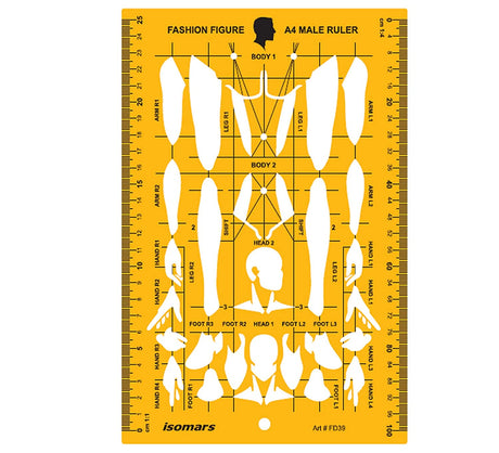 Isomars Fashion Figure Template - Male - Isomars
