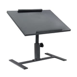 ISOMARS Multipurpose Laptop Table Study Desk & Height Adjustable Bed Table for Work from Home & Online Classes (Black) - Isomars