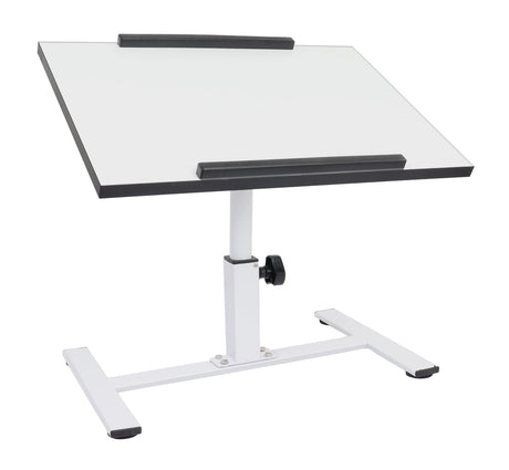 ISOMARS Multipurpose Laptop Table Study Desk & Height Adjustable Bed Table for Work from Home & Online Classes (White) - Isomars