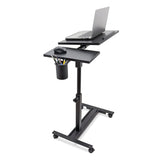 Isomars Multipurpose Study / Laptop Table - LDM3BLACK - Isomars