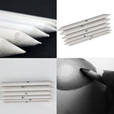 Isomars Paper Stumps Set of 6 & Charcoal Pencil Set of 3 with Pencil Extender - Isomars