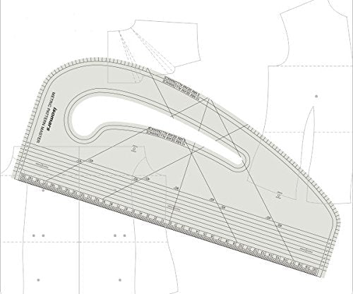 Isomars Pattern Master Curve for Neck Lines, Sleeve and Trouser Crotches Tailoring Pattern Maker - Isomars