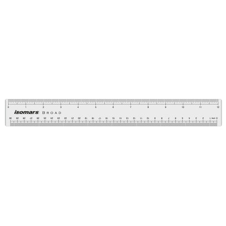 Isomars ProCircle, Protractors - 360 degree & 180 degree, with 12 inches / 30 CM Ruler - Isomars