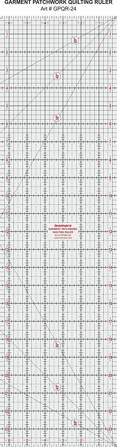 Isomars Quilting Ruler and Rotary Cutter Combo - Isomars