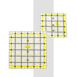 Isomars Quilting Rulers - Set Of 2 Sizes - 4.5"x4.5 And 6"x6" - Isomars